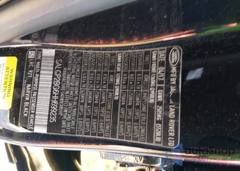 2017 Land Rover Discovery Sport Se z USA, uszkodzony, nr VIN SALCP2BG6HH699235